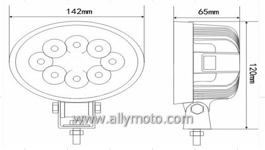 24W Cree LED Driving Light Work Light 1018